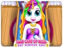Truques de Pregnant Unicorn Mom And Baby Daycare para Android e iPhone