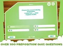 Truques de Learn Prepositions Quiz Kids para Android e iPhone