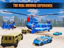 Truques de US Police City Car Transport Truck 3D para Android e iPhone