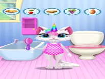 Truques de Kitty Kate Unicorn Daily Caring para Android e iPhone