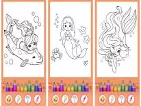 Truques de Sirene da colorare - Principessa LIBRO DA COLORARE para Android e iPhone